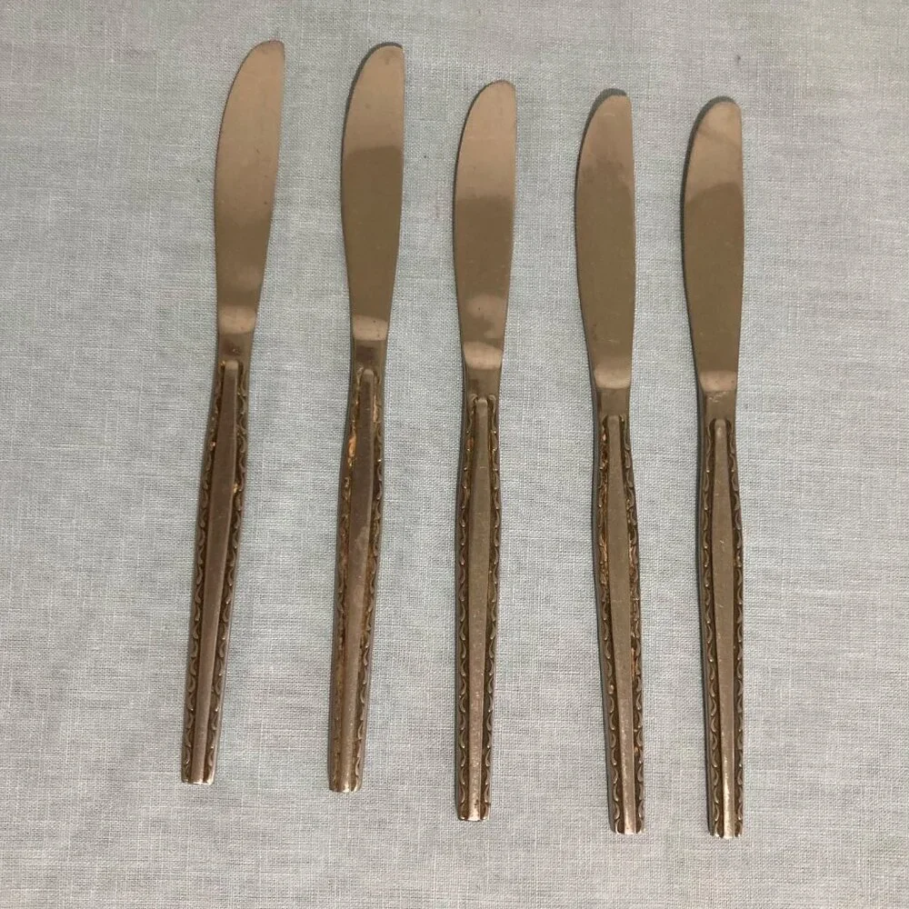 Vintage Rogers Ensenada Stainless Flatware Lot Of 50 Pieces Stanley Roberts